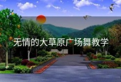 无情的大草原广场舞教学