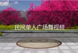 民间单人广场舞视频