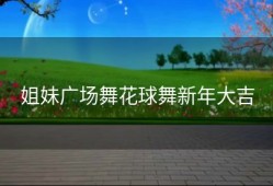姐妹广场舞花球舞新年大吉