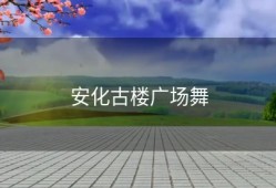 安化古楼广场舞