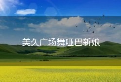 美久广场舞哑巴新娘