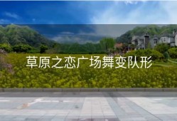 草原之恋广场舞变队形