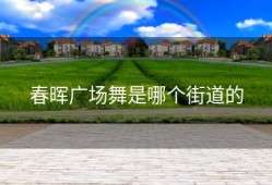 春晖广场舞是哪个街道的