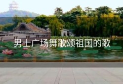 男士广场舞歌颂祖国的歌