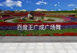 百度王广成广场舞