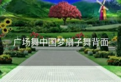 广场舞中国梦扇子舞背面