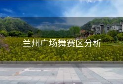 兰州广场舞赛区分析