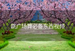 跳广场舞必备东西视频