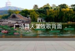 广场舞天堂牧歌背面
