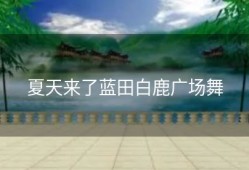 夏天来了蓝田白鹿广场舞