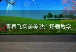 青春飞扬美美哒广场舞教学