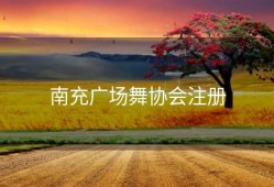 南充广场舞协会注册