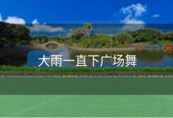 大雨一直下广场舞