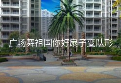 广场舞祖国你好扇子变队形