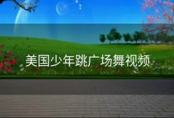 美国少年跳广场舞视频