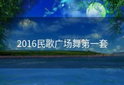 2016民歌广场舞第一套