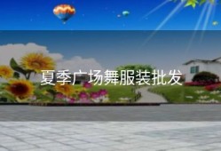 夏季广场舞服装批发