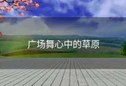 广场舞心中的草原