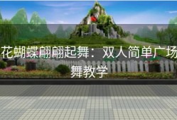 花蝴蝶翩翩起舞：双人简单广场舞教学