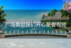 广场舞姐妹们开心聚餐视频