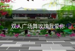 双人广场舞玫瑰我爱你