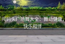 闯码头广场舞大全：舞动健康，快乐相伴