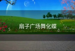 扇子广场舞化蝶