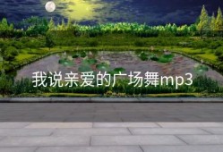 我说亲爱的广场舞mp3