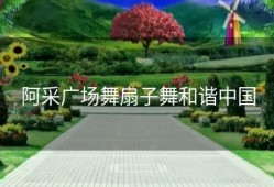 阿采广场舞扇子舞和谐中国