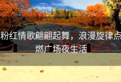 粉红情歌翩翩起舞，浪漫旋律点燃广场夜生活