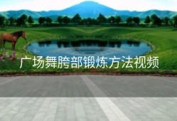 广场舞胯部锻炼方法视频