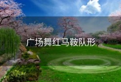 广场舞红马鞍队形