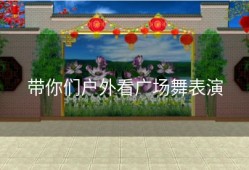 带你们户外看广场舞表演