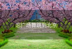 忘广场舞跳到北京