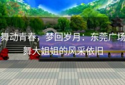 舞动青春，梦回岁月：东莞广场舞大姐姐的风采依旧