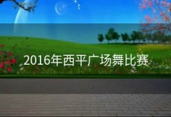 2016年西平广场舞比赛