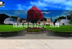 情路弯弯32步广场舞