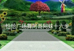 恰恰广场舞阿哥阿妹十六步