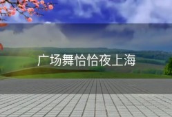 广场舞恰恰夜上海