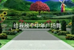 给我放个中年广场舞