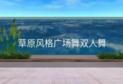 草原风格广场舞双人舞
