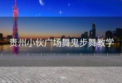 贵州小伙广场舞鬼步舞教学