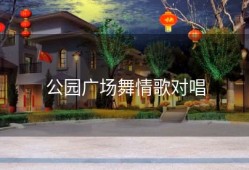 公园广场舞情歌对唱