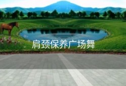 肩颈保养广场舞