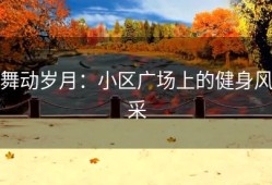 舞动岁月：小区广场上的健身风采