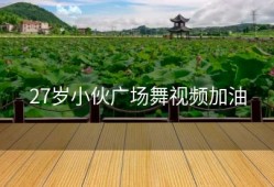 27岁小伙广场舞视频加油