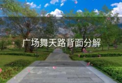 广场舞天路背面分解