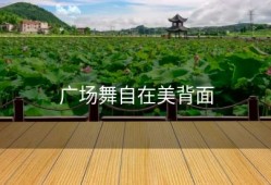 广场舞自在美背面