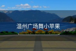 温州广场舞小苹果