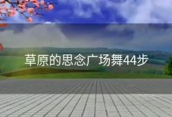 草原的思念广场舞44步